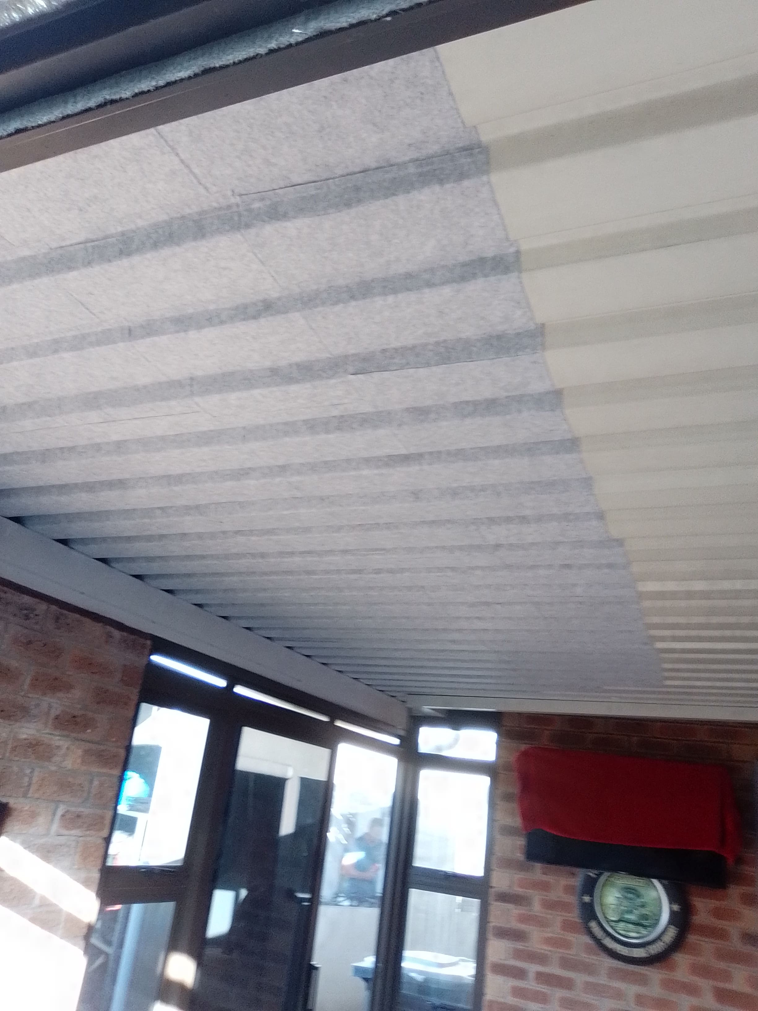 Dripstop roof insulation installed beneath IBR metal roofing in Durbanville
