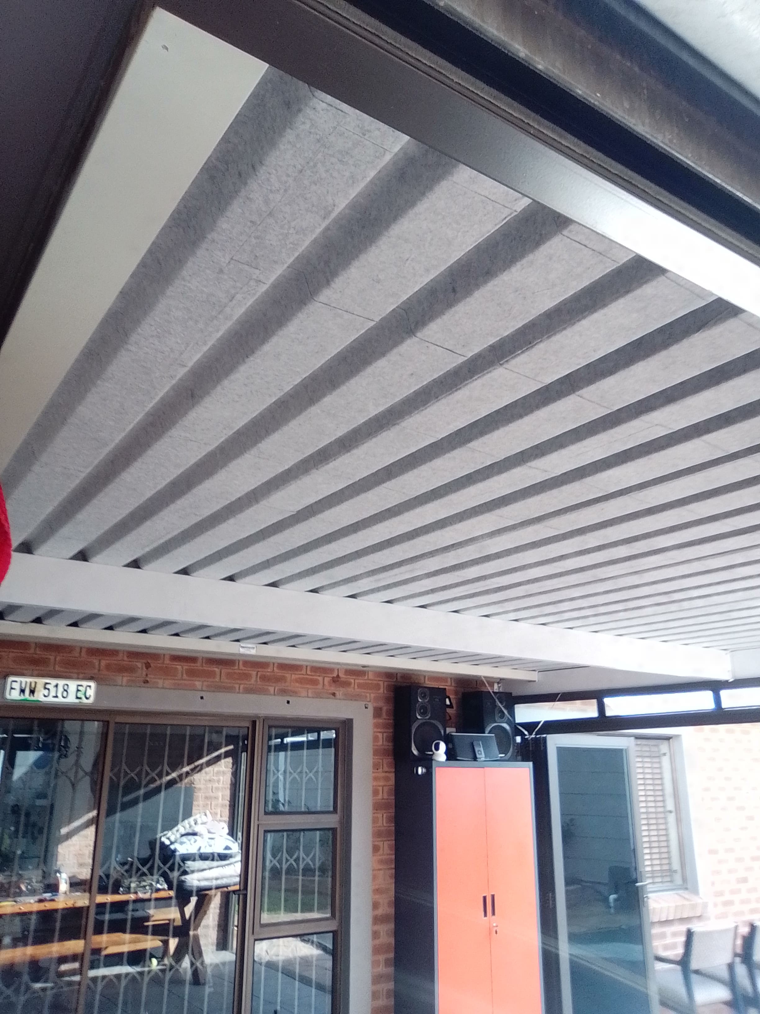 Completed Dripstop installation on a patio roof in the Western Cape